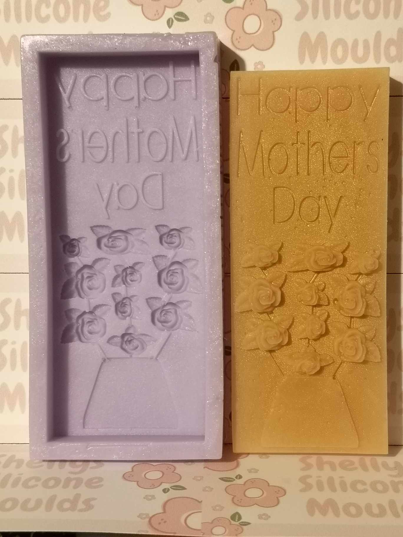 MOTHERS DAY - MUM, MAM etc Silicone Snap Bar & Cloud Moulds