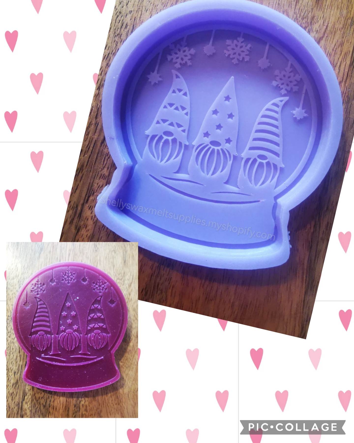 CHRISTMAS SNOW GLOBE Silicone Moulds