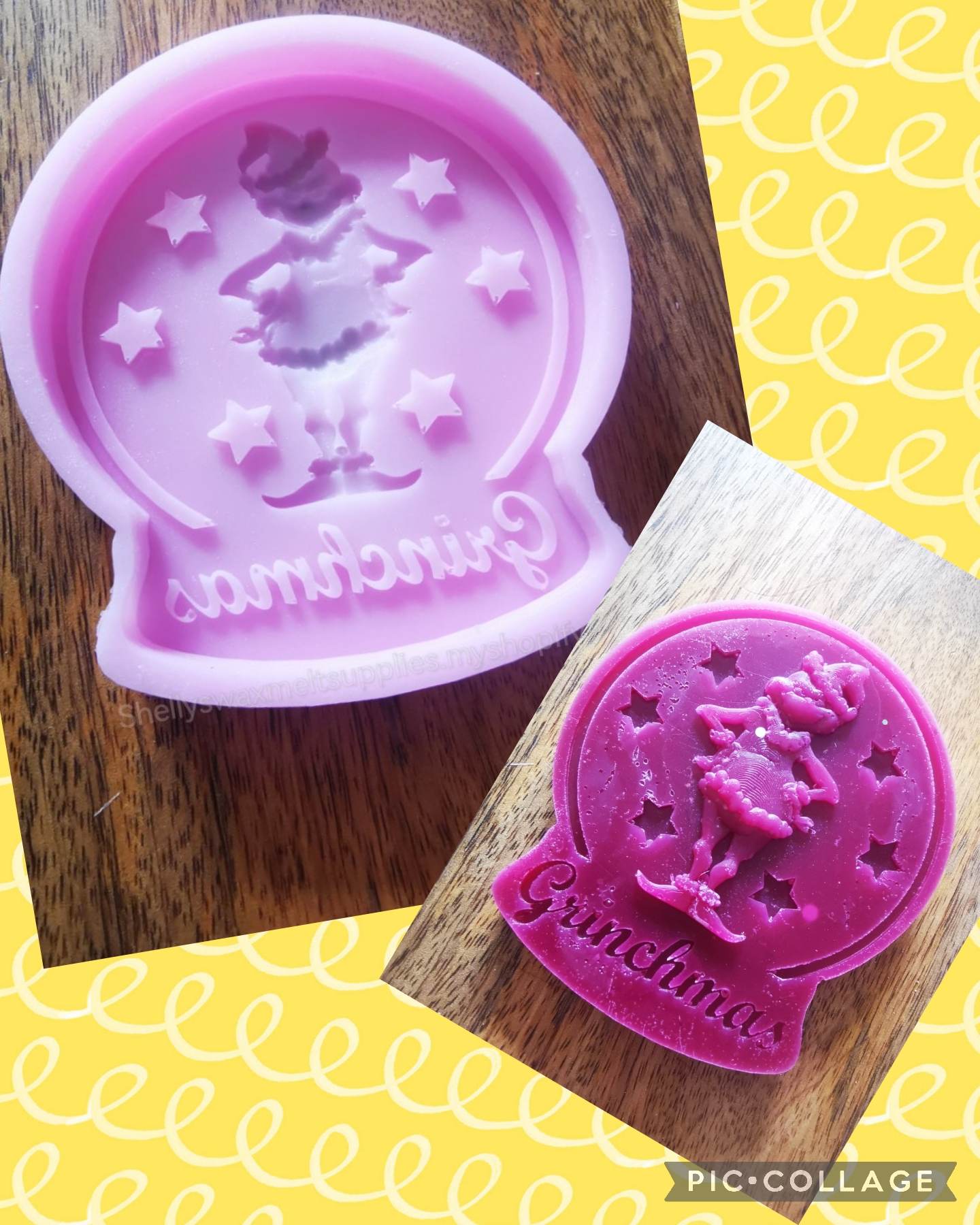 CHRISTMAS SNOW GLOBE Silicone Moulds