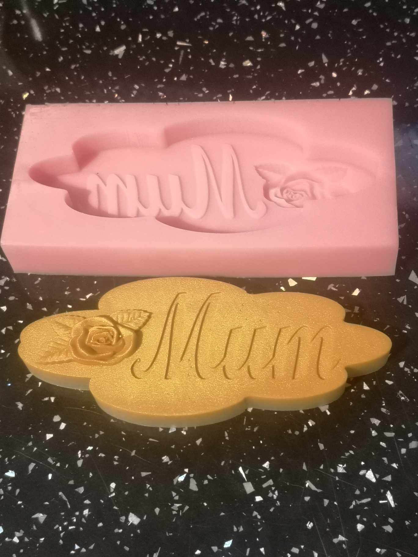 MOTHERS DAY - MUM, MAM etc Silicone Snap Bar & Cloud Moulds