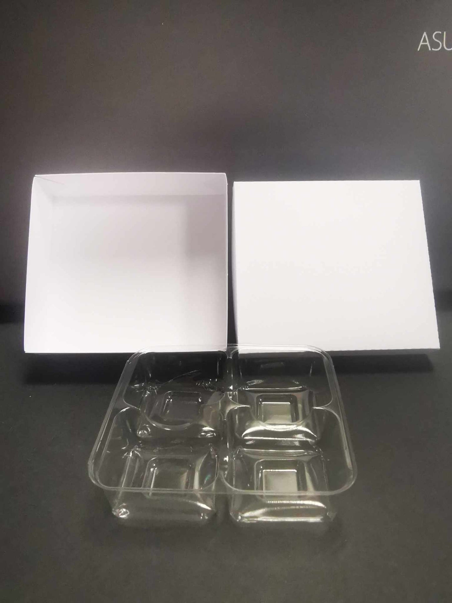 Tray Boxes including Trays - WHITE