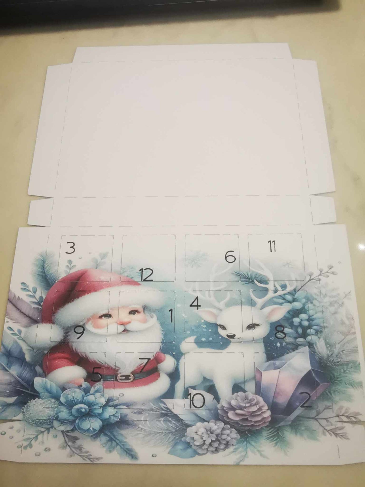 Christmas Advent - 12 DAYS - including tray