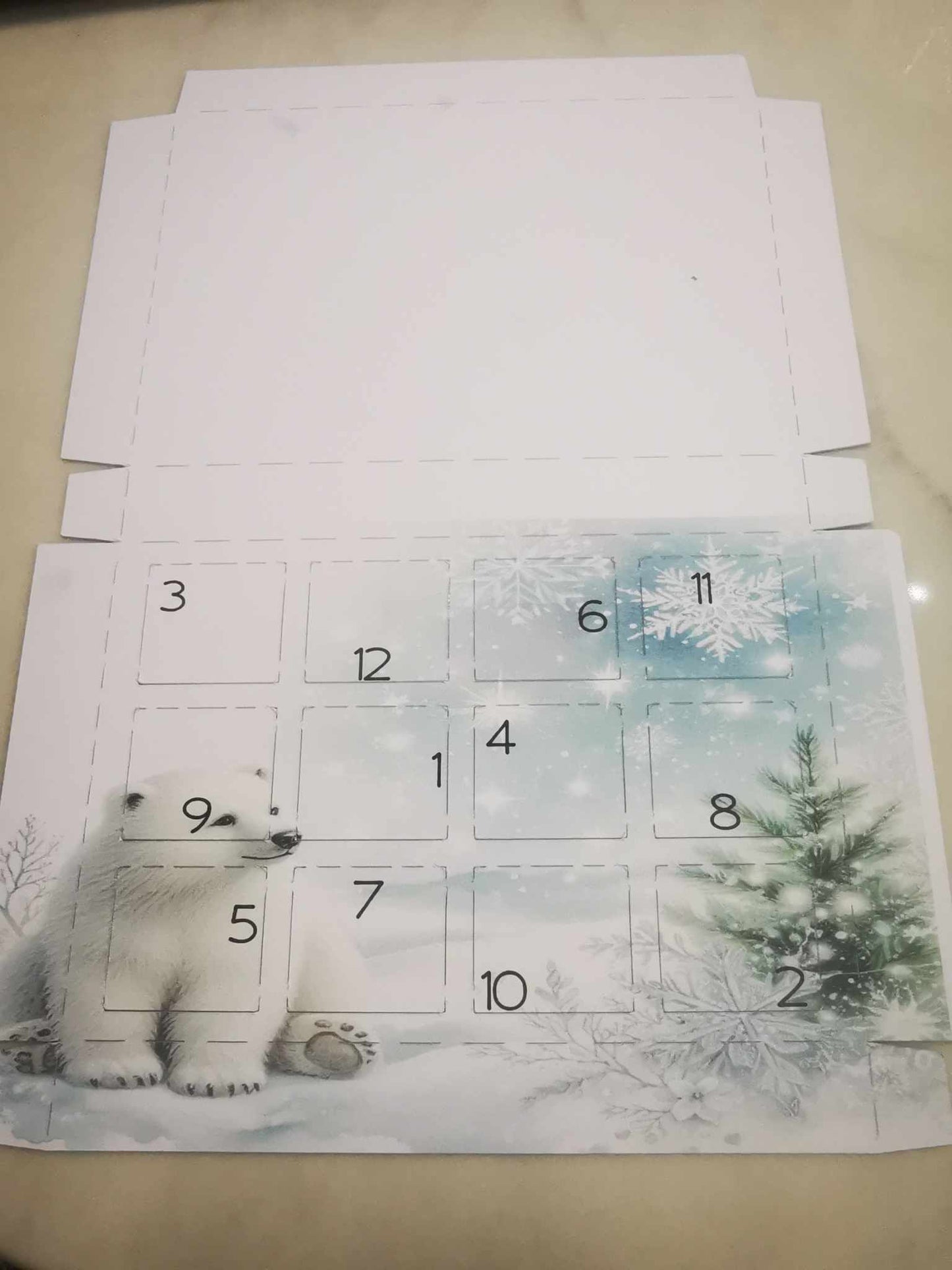 Christmas Advent - 12 DAYS - including tray