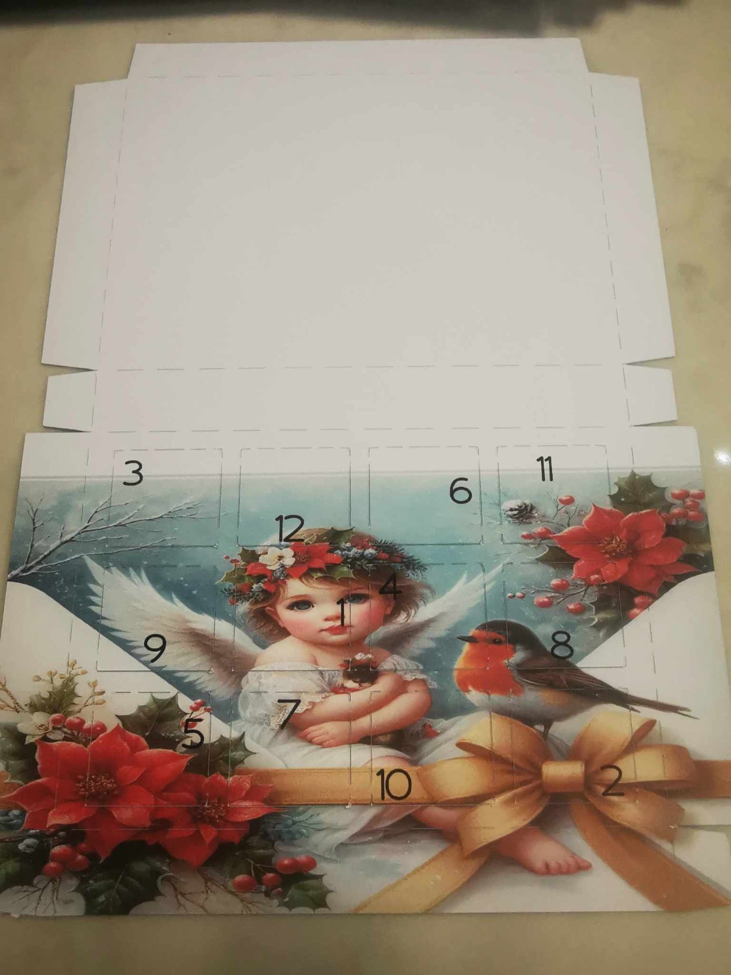 Christmas Advent - 12 DAYS - including tray