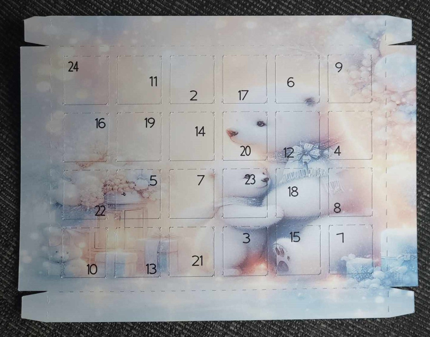 Christmas Advents & Advent Mould - 24 Days