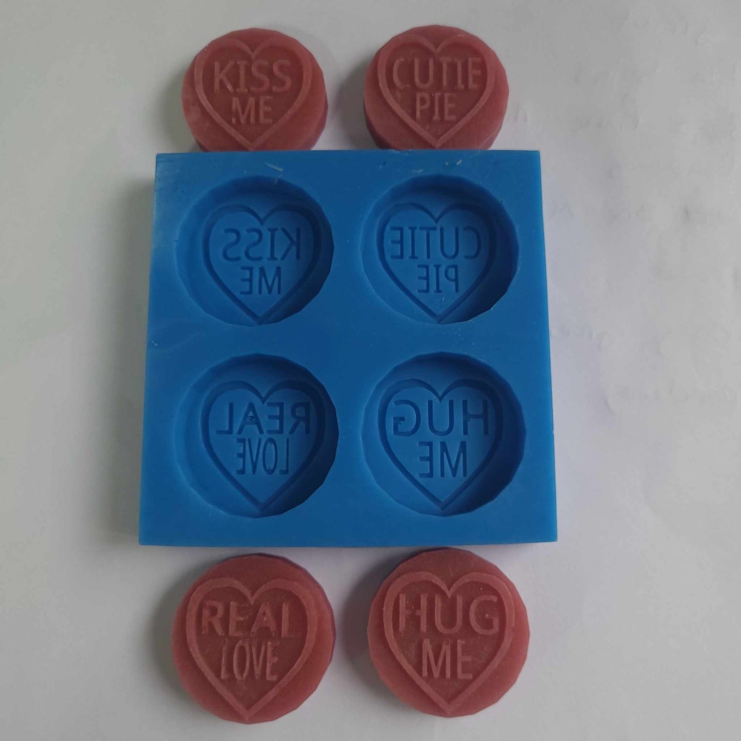 Sweet Love Heart Silicone Moulds