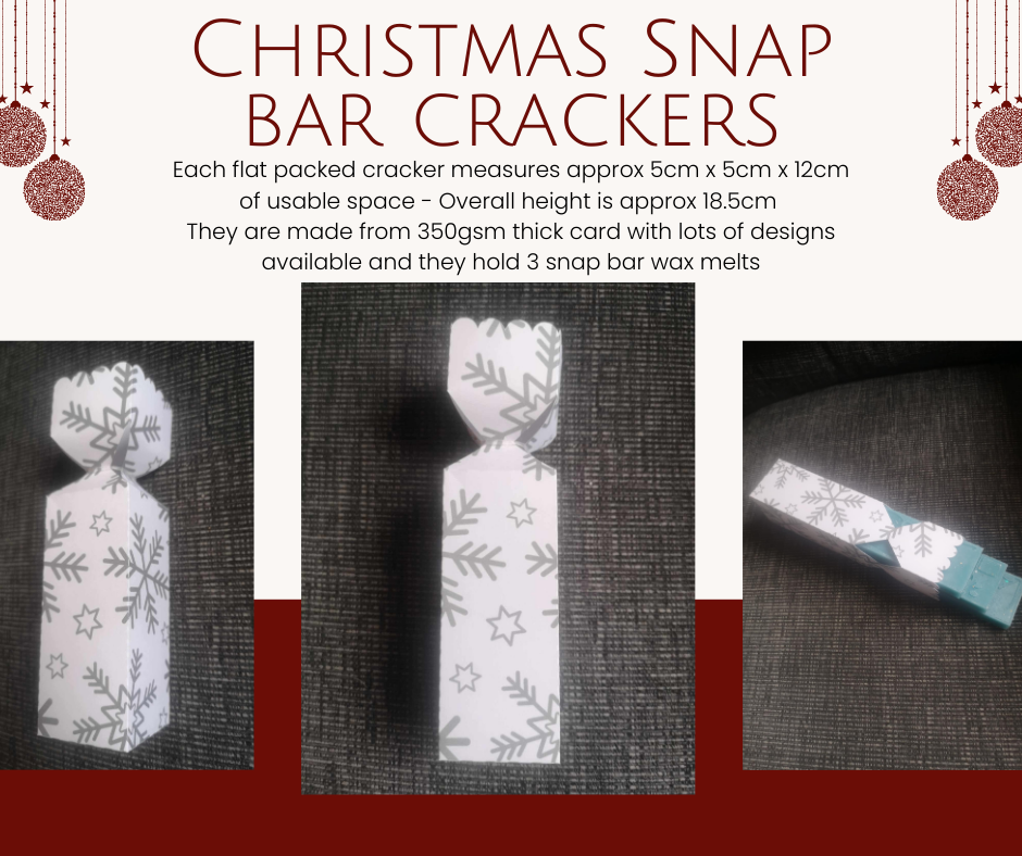 Christmas Cracker Packaging For Snap Bars