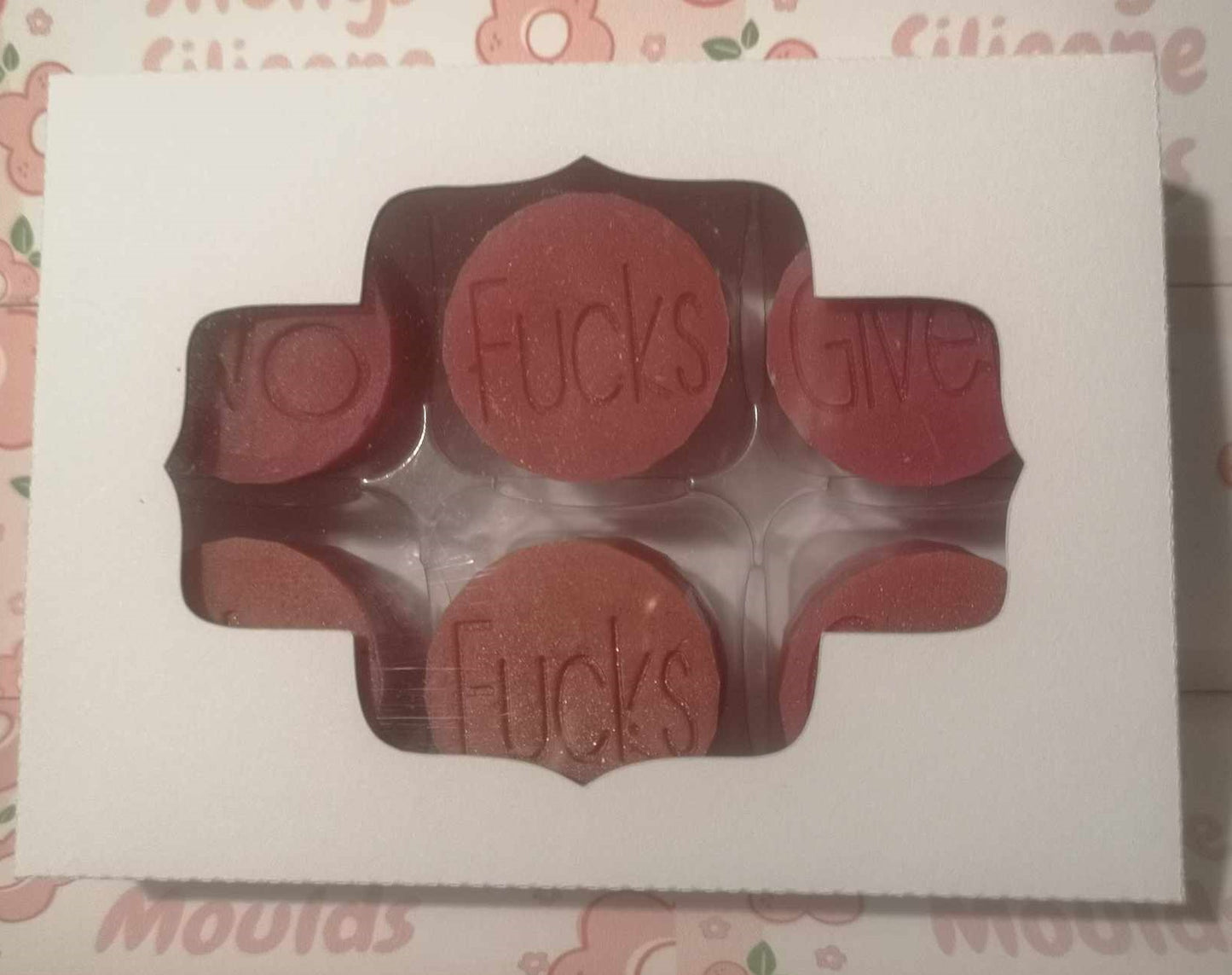 No Fucks Given Silicone Mould & Boxes