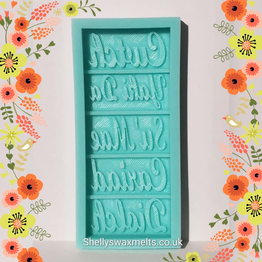 WELSH Silicone Bar Moulds - Snap Bar Mould